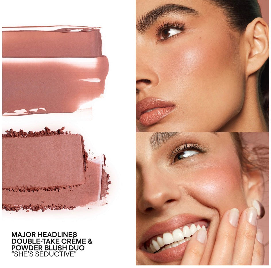 Patrick Ta - Mini Must-Have Double Take Crème & Powder Blush Duo Set