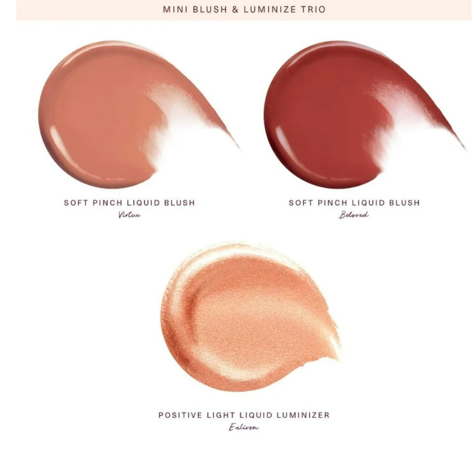 Rare Beauty - Mini Blush and Luminize Trio