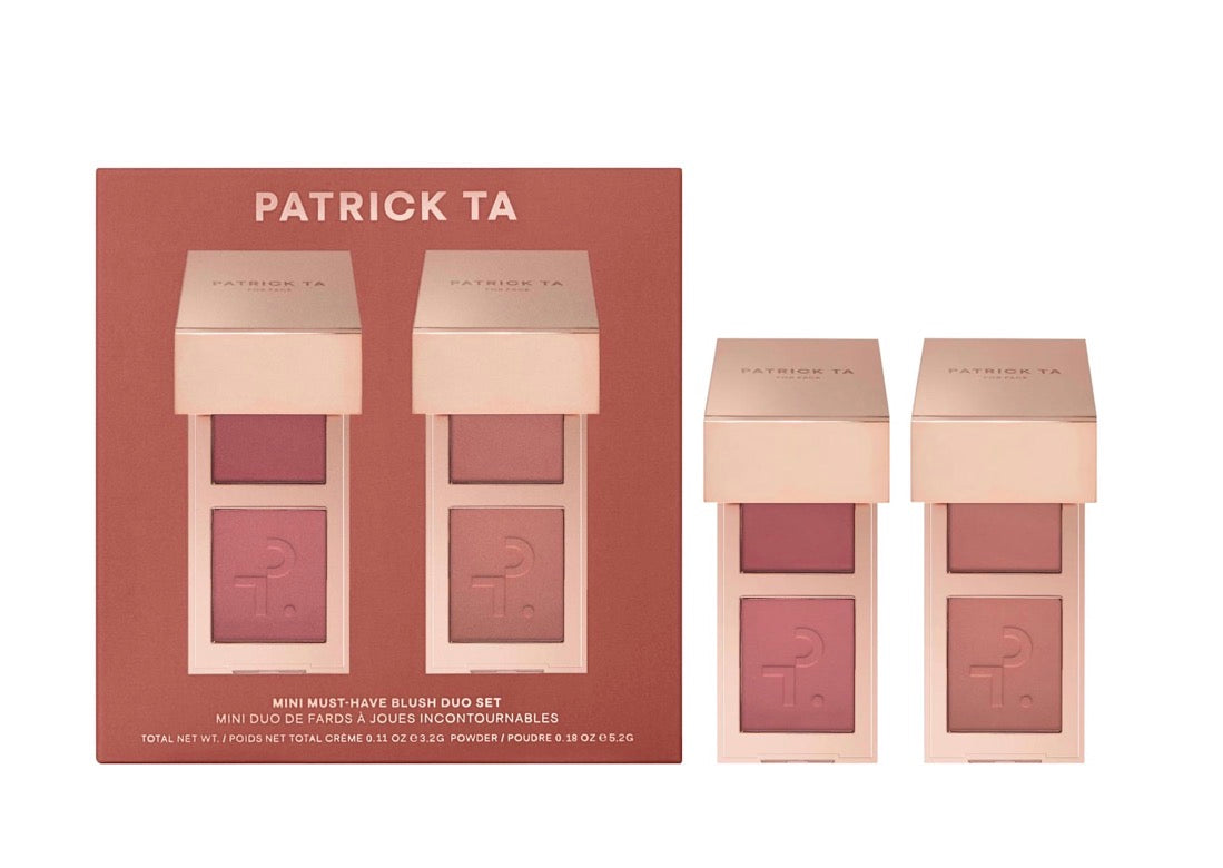 Patrick Ta - Mini Must-Have Double Take Crème & Powder Blush Duo Set