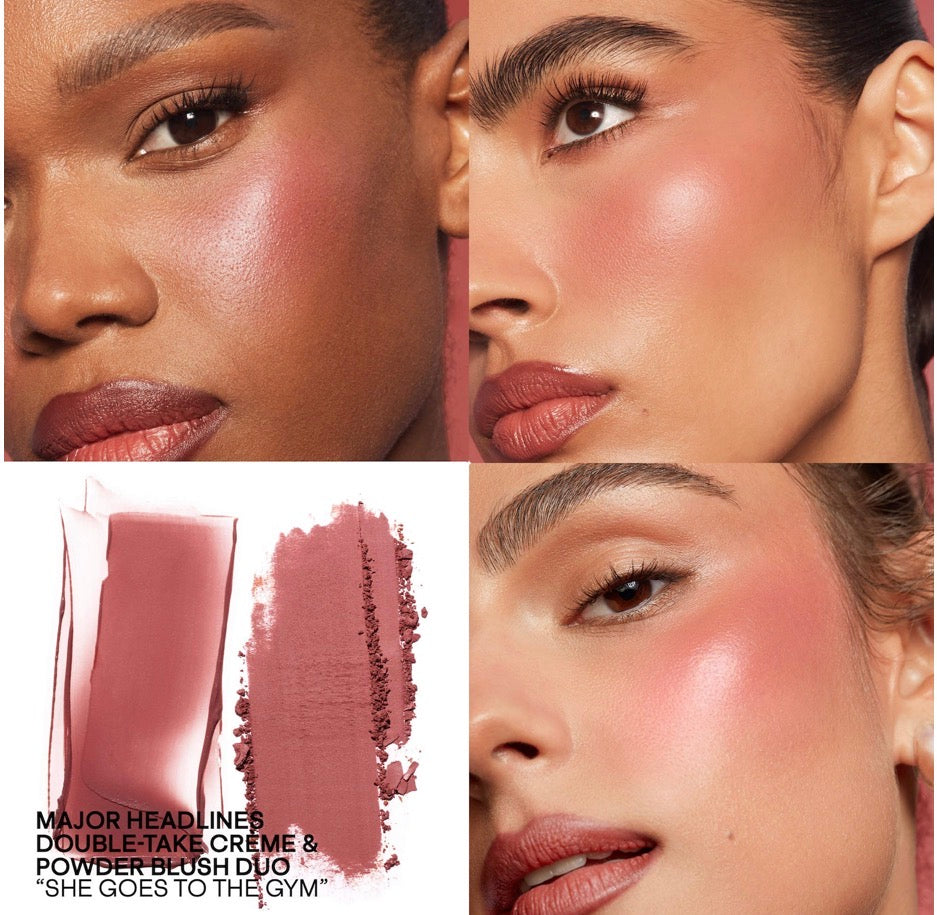 Patrick Ta - Mini Must-Have Double Take Crème & Powder Blush Duo Set