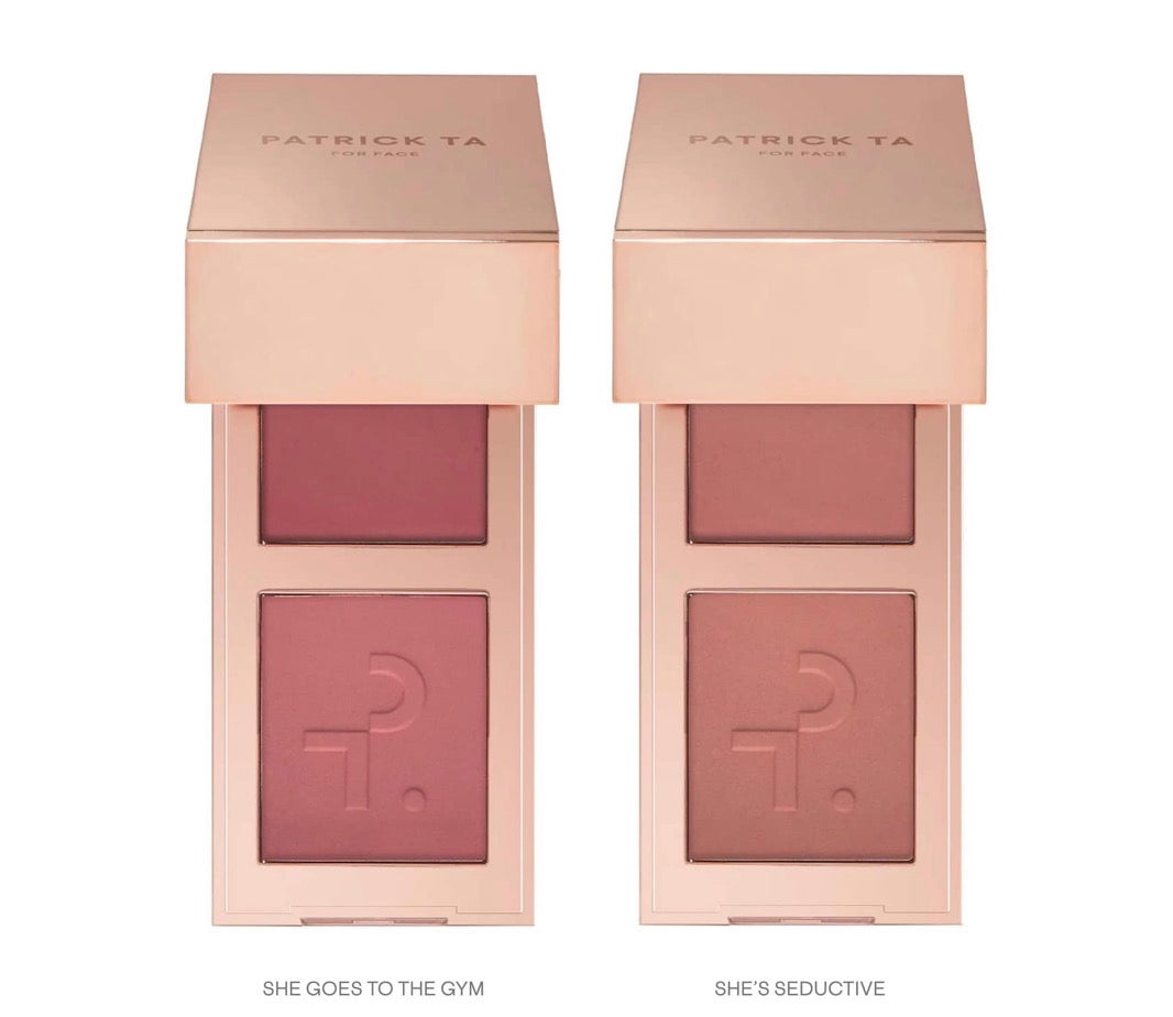 Patrick Ta - Mini Must-Have Double Take Crème & Powder Blush Duo Set